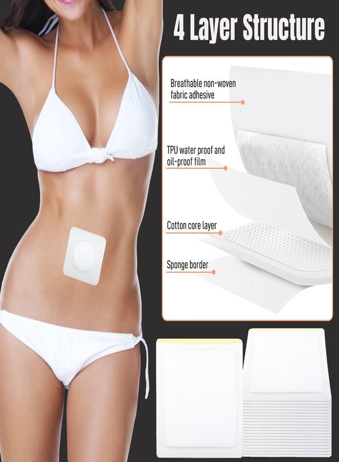Pedobi 54Pcs Castor Oil Pack Wrap in Belly Button for Liver Detox, Highly Absorbent Self-Adhesive Castor Oil Wrap Organic Cotton, No Wash, Easy to Use, Anti-Seepage(Oil Not Included) - Image 4